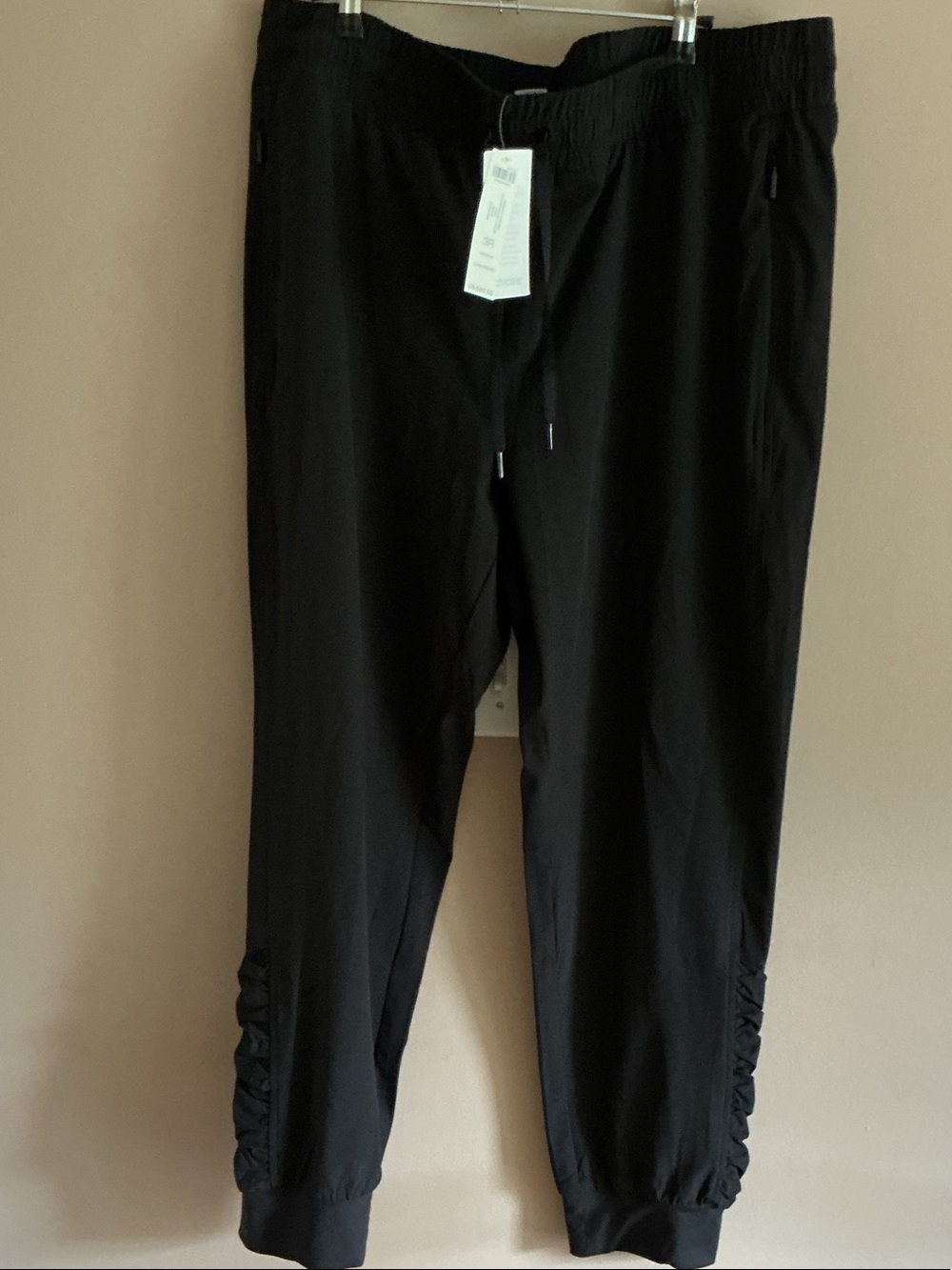 NWT Chico's Black Drawstring Jogger Sweatpants